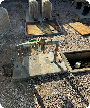 Backflow Preventer and Utility Vaults
